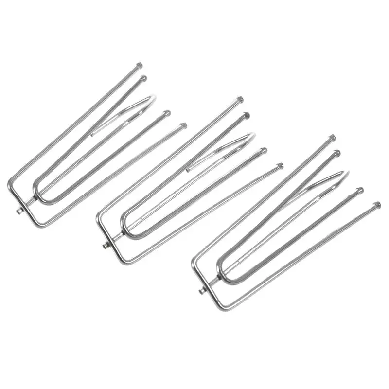 Оконная обработка 7 см длина 4 щепотки складки шторы крючки 10 шт | Дом и сад