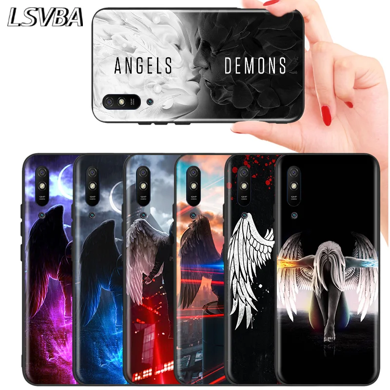 

Cool Angel wing for Huawei Mate 10 20 X 5G 30 Lite P Smart S Z Pro Plus 2018 2019 2020 2021 Phone Case