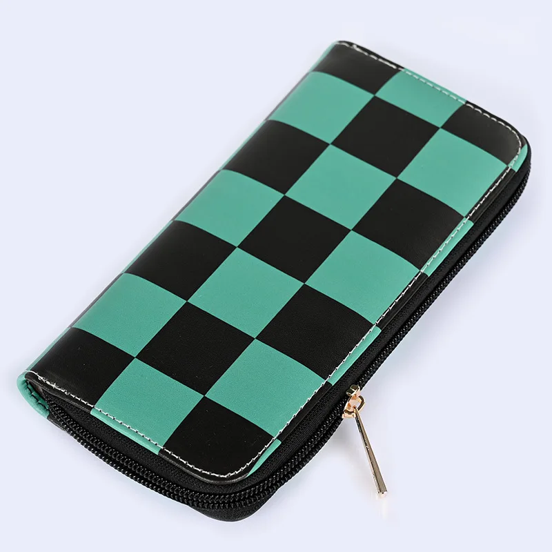 

New Anime Demon Slayer Cosplay PU Leather Wallet Nezuko Wallet Kimetsu No Yaiba Anime Wallet Cosplay Props Gift for Family