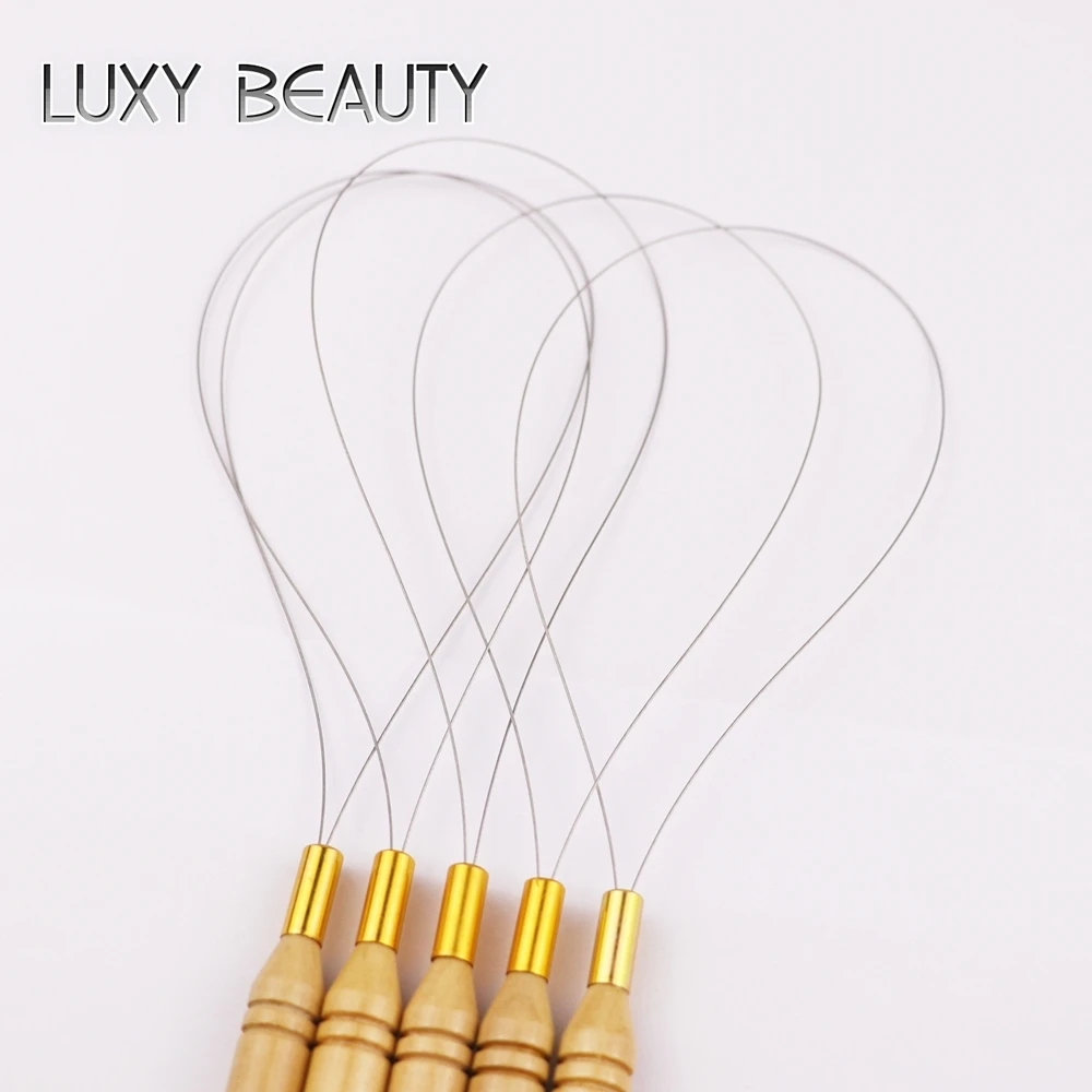 5 шт. нано кольцо для наращивания волос с деревянной ручкой| |