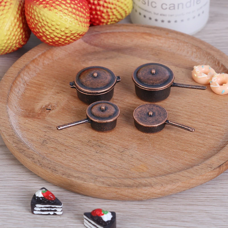 1 Набор 1:12 миниатюрная кухонная утварь для кукольного домика кастрюля