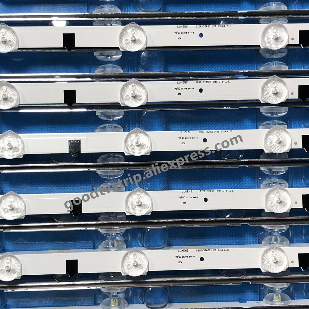 655 мм светодиодный полосы для SamSung Sharp-FHD 32''TV D2GE-320SC1-R0 CY-HF320BGSV1H UE32F5000AK UE32f5500AW UE32F5700AW HF320BGS-V1