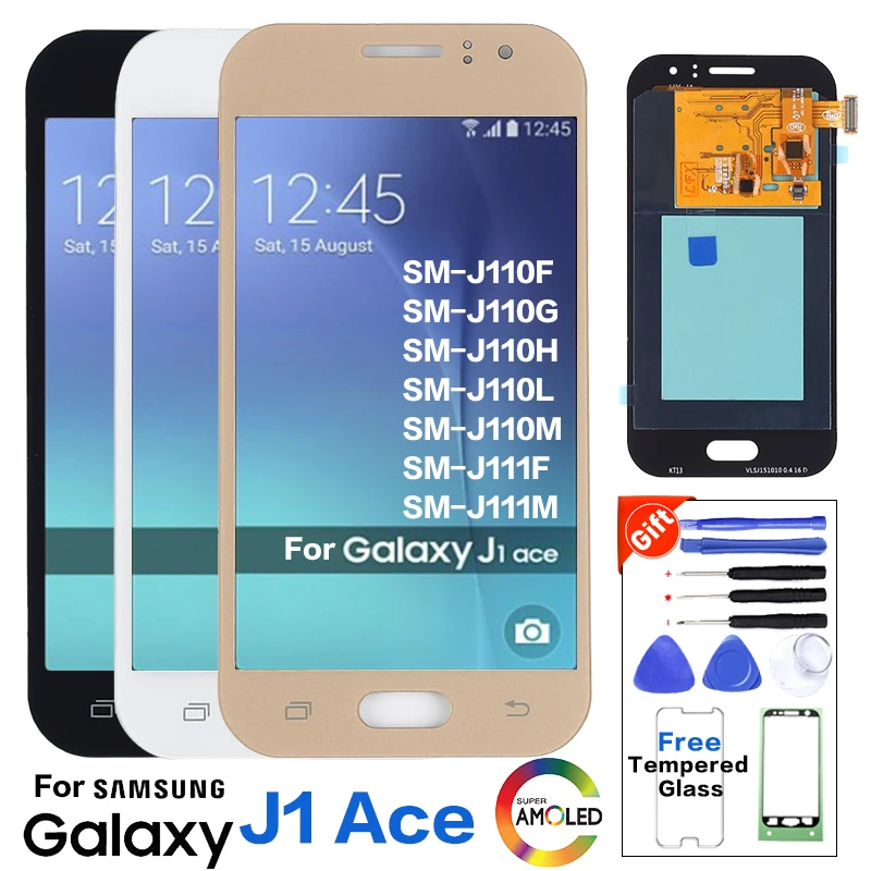 Супер Amoled LCD для Samsung Galaxy J1 2016 J120F J120A J120H J120T J120M ЖК дисплей кодирующий
