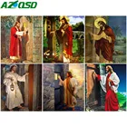 Набор для рисования по номерам на холсте Иисус, картина AZQSD