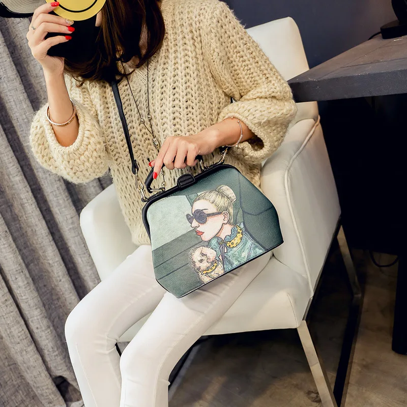 Новинка 2020 модная женская сумка винтажная Сумка тоут из искусственной кожи с