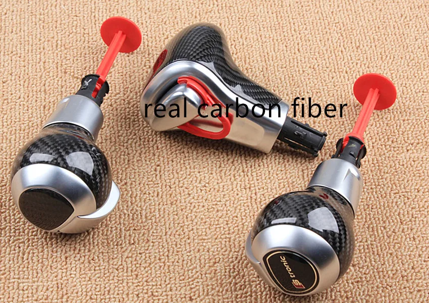 Рычаг переключения передач konb из углеродного волокна Хромированная ручка