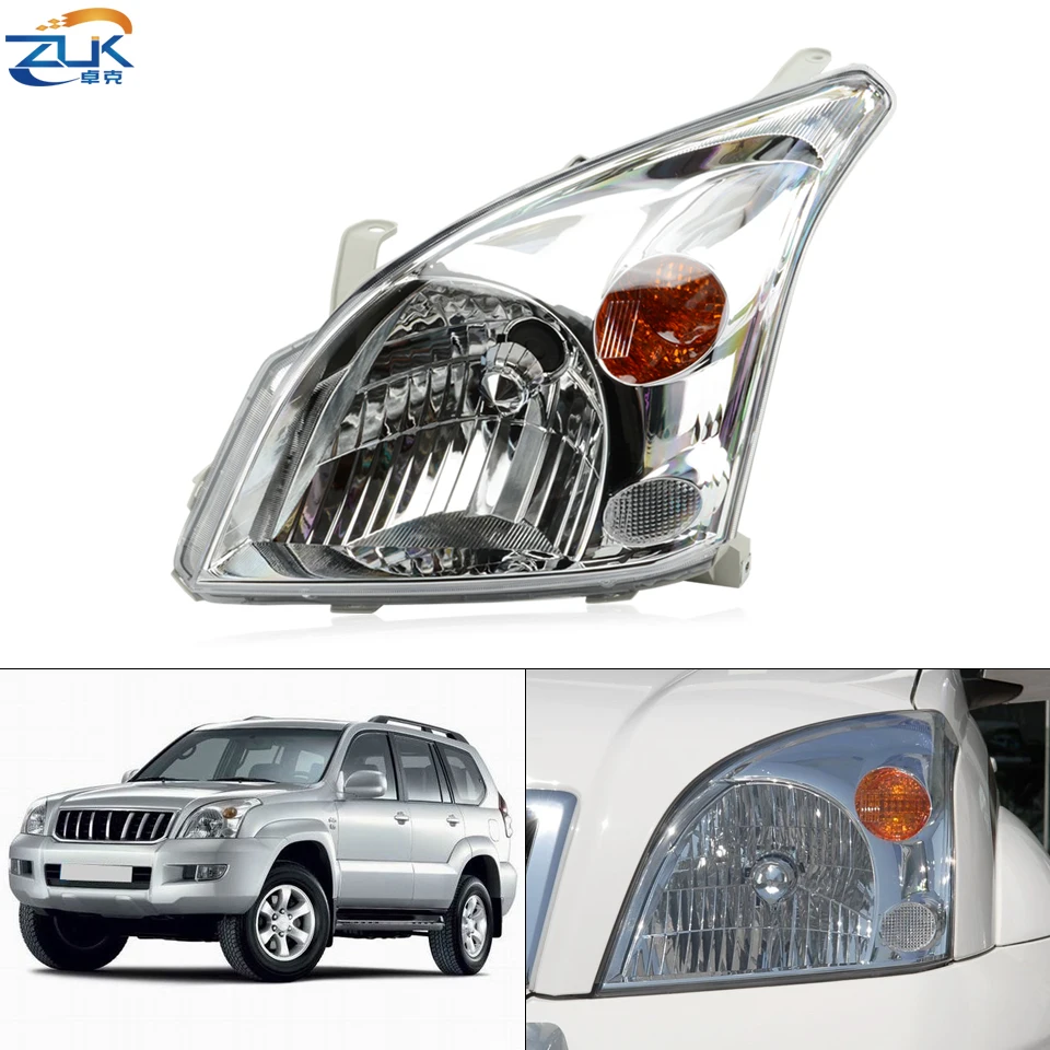 ZUK бампер передний головной светильник фара sub assy для TOYOTA LAND CRUISER PRADO 2002 2009 120 серии