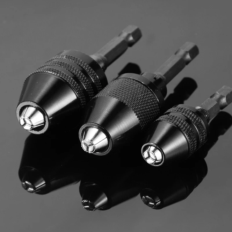 Мини-сверлильный патрон без ключа 0 3-8 мм самозатягивающиеся сверла для