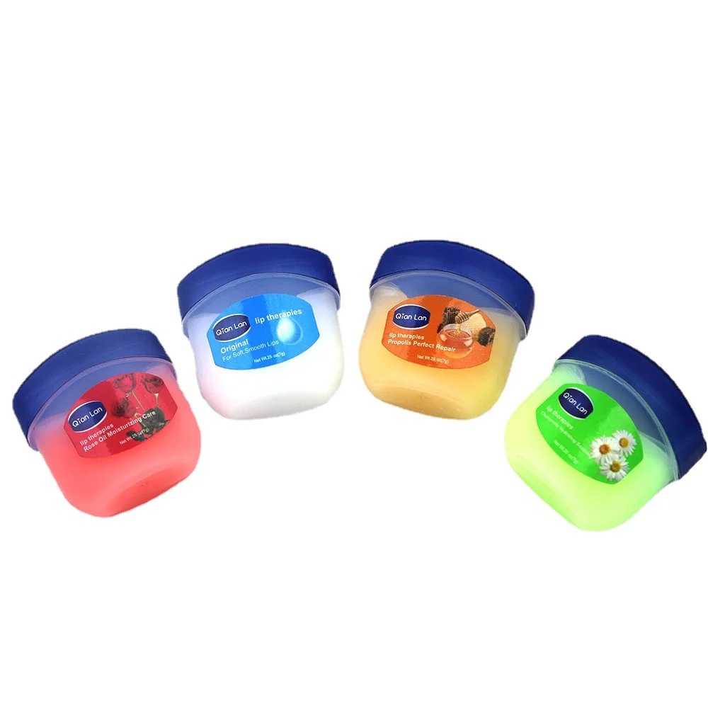 Бальзам для губ вазелиновый увлажняющий основа помады макияж натуральное