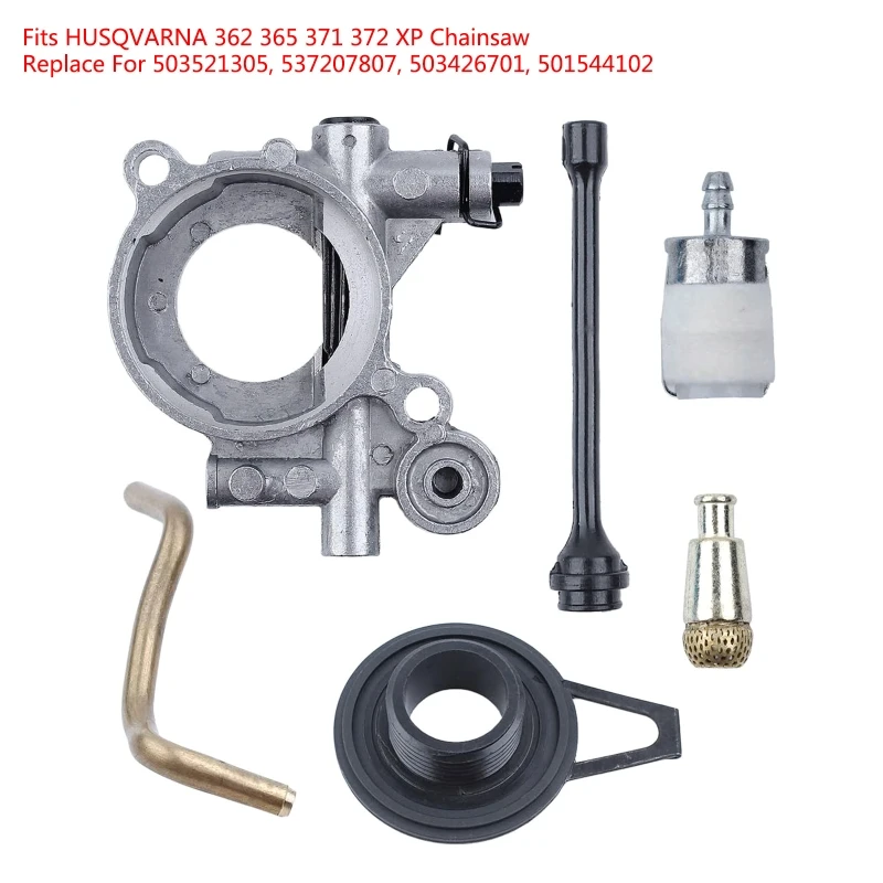 

Масляный насос червячной передачи Масляный шланг линия фильтра Комплект для husqvarnish 365 371 372 XP 372XP J6PC