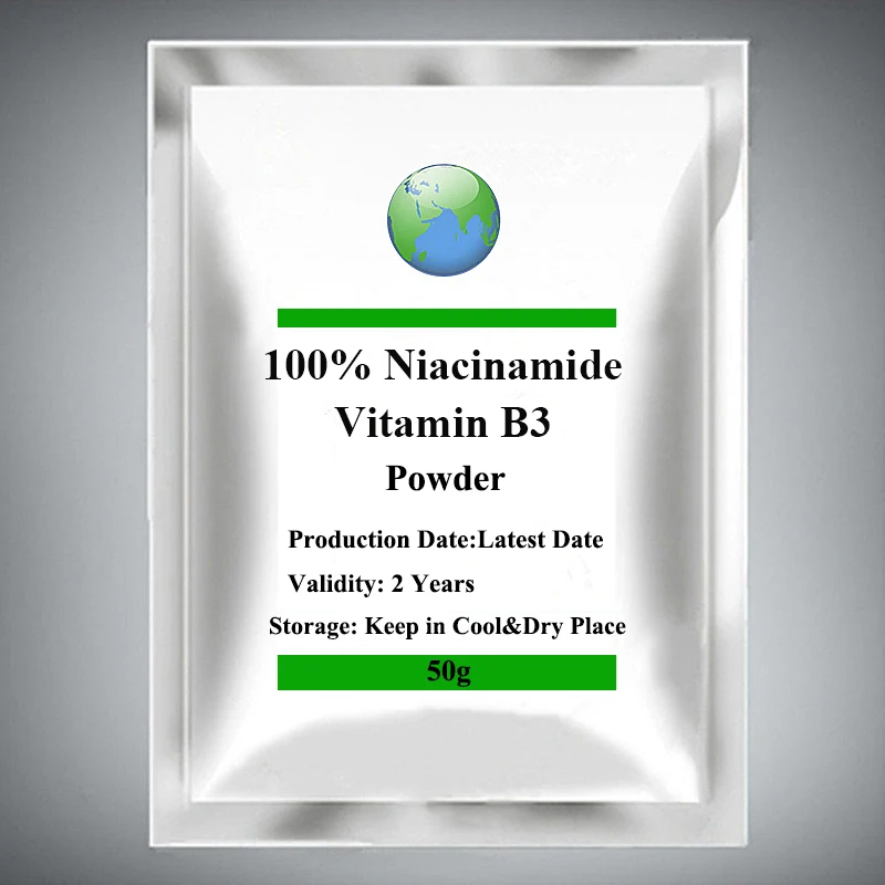 100% Niacinamide витамин B3 порошок может применять лицо красивое белое действие| |