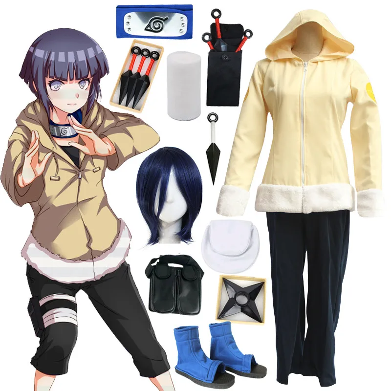 2019 Аниме Наруто Shippuuden Хината Хюга костюм толстовки с капюшоном героя комиксов