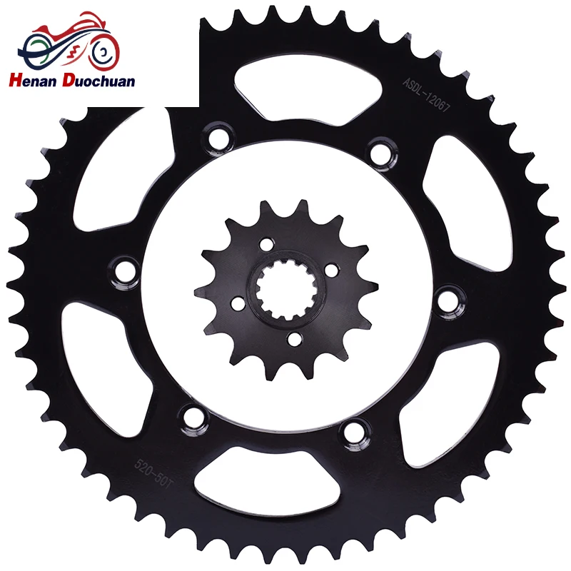 

520-14T 50T Front Rear Sprocket Staring Wheel Set For Kawasaki KLX250 KLX250S KLX 250 09-10 250 D-Tracker X 98-07 2008-2016 a#