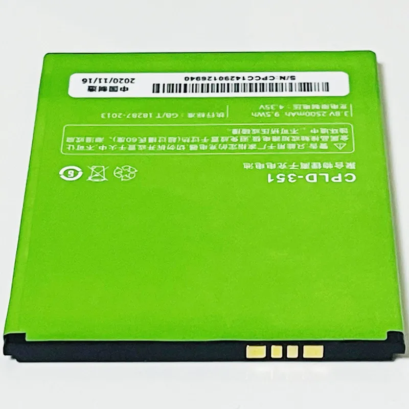 3 8 V 2500mAh CPLD-351 для Coolpad Dazen F2 8675-W00 8675-HD 8675-FHD 8675-A 5950 5951 5891Q CPLD-312 Battery | Мобильные