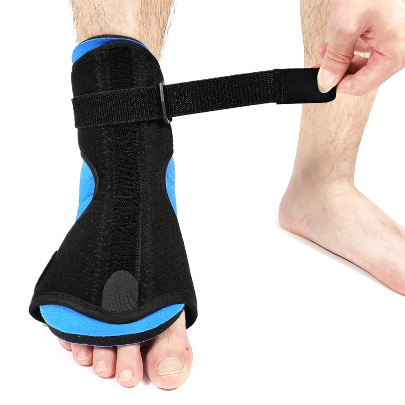 Универсальный ортопедический бандаж для ног алюминиевый голеностопа