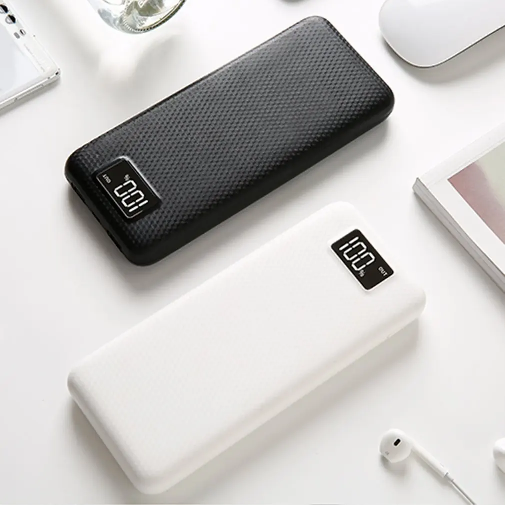 Внешний аккумулятор, корпус, ЖК-дисплей, двойной USB выход, внешний аккумулятор, комплекты DIY, модуль, корпус питания, портативная внешняя коробка, без батареи