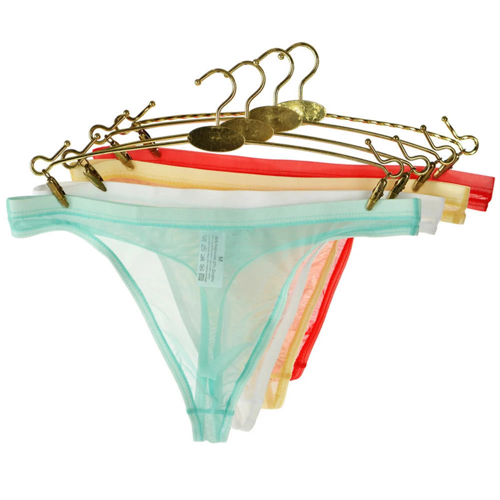 

Men Erotic Mesh See-through Underwear Gay Mens Thongs Sexy G-String Bikini Briefs Gay Jockstrap Tanga Micro T-back Funny Men