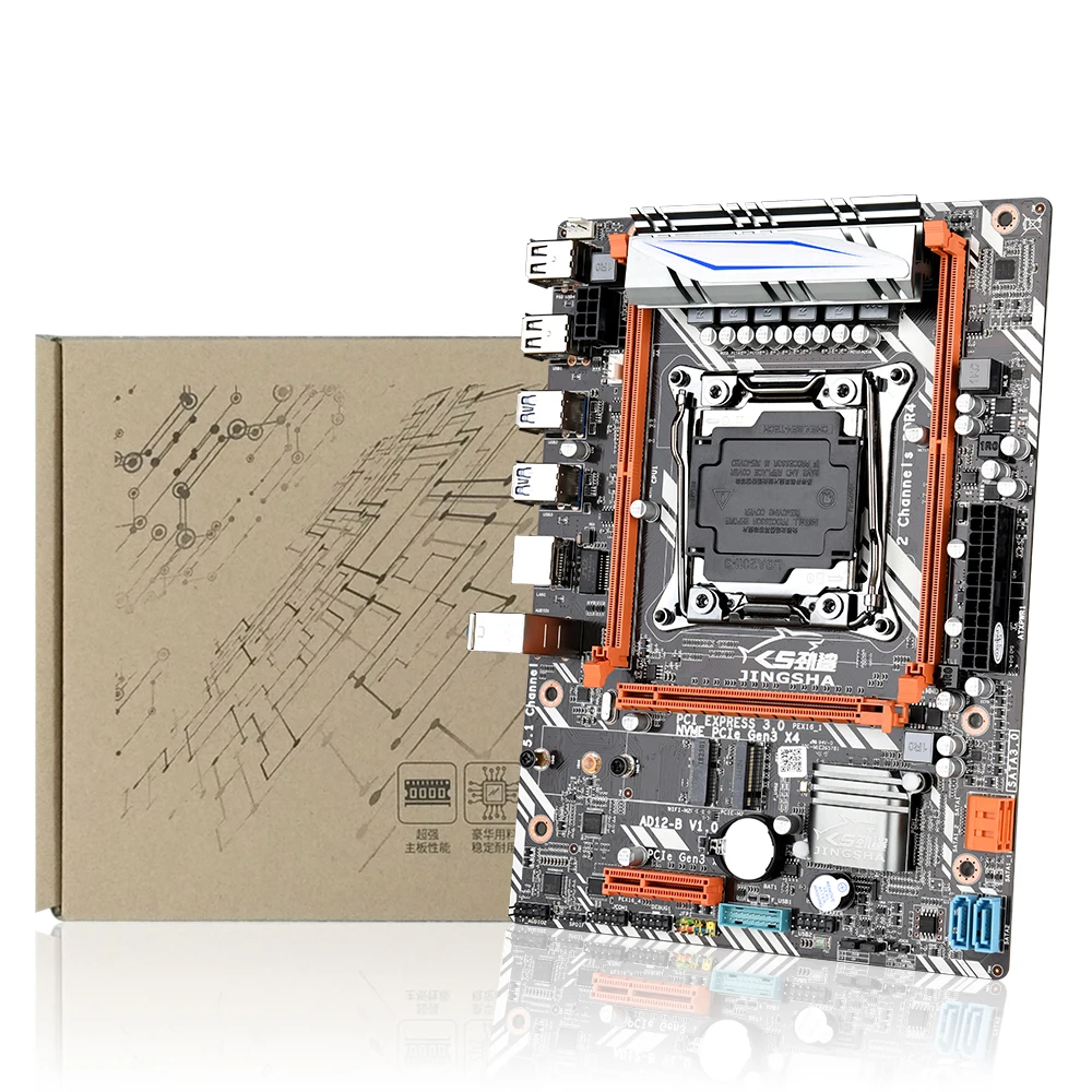 Материнская плата X99 LGA 2011-3 Xeon E5 V3 CPU материнская DDR3 DIMM для майнинга 4 * SATA 3