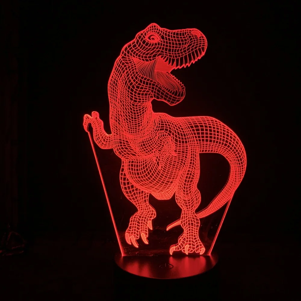 Светодиодный ночсветильник с сенсорным датчиком визуальное 7 цветное украшение