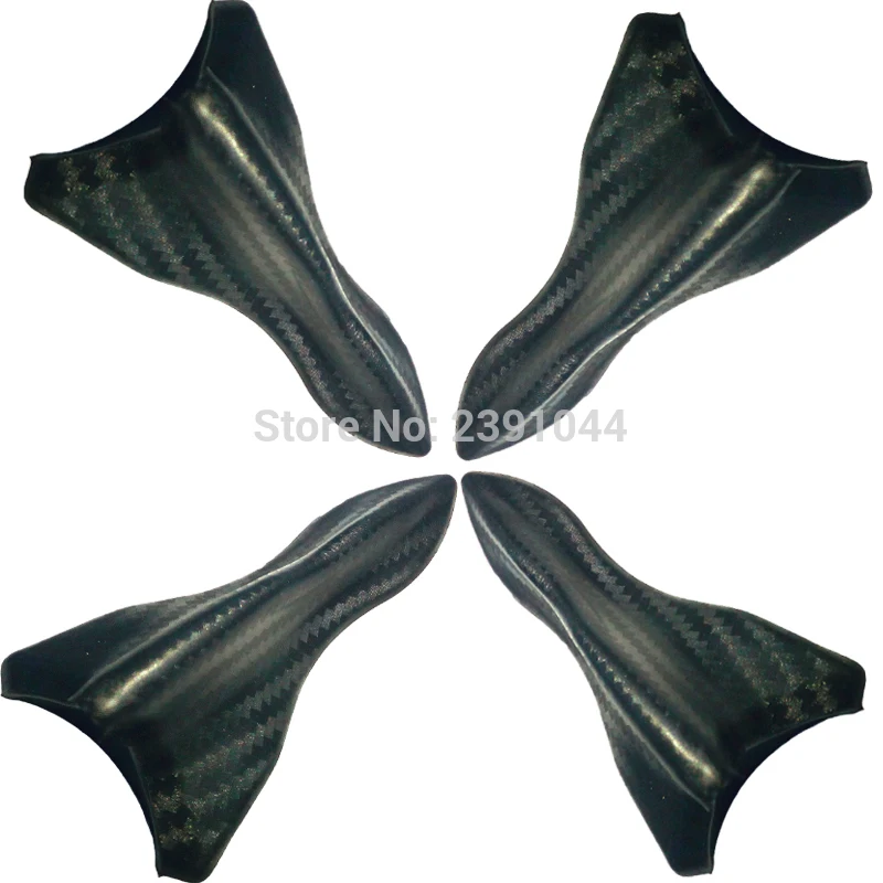10 шт Акулий плавник крыши спойлер диффузор вихревой генератор углеродное
