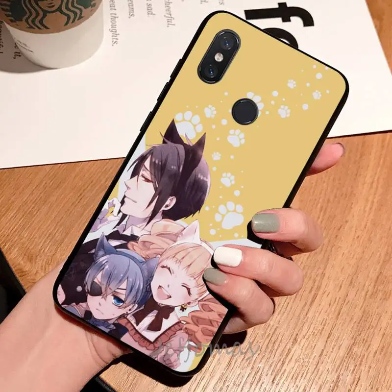 

Black Butler Anime Phone Cases For Xiaomi Redmi 4x 5 plus 6A 7 7A 8 mi8 8lite 9 note 4 5 7 8 pro