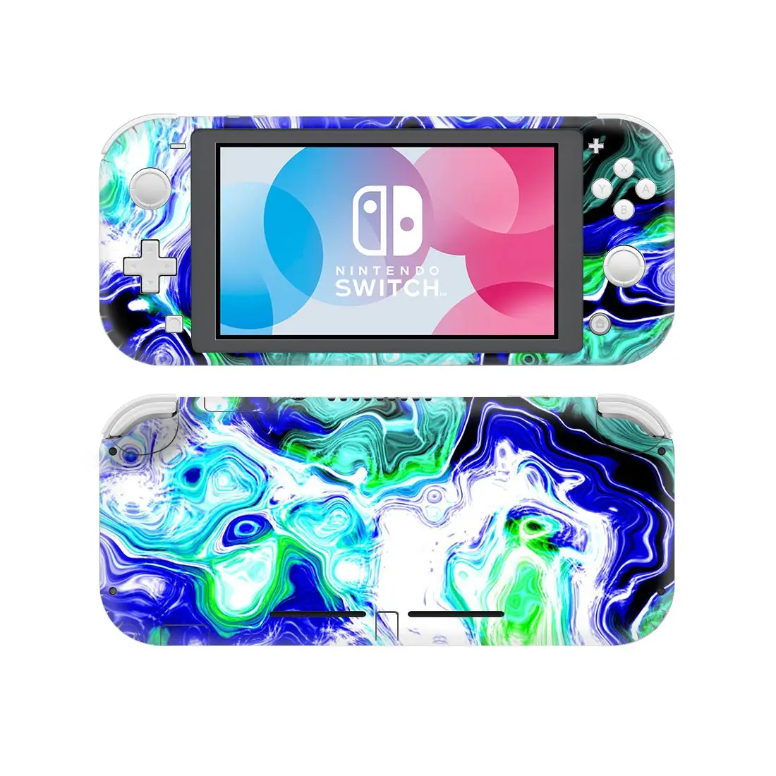 Colorful Strap Line Style Vinyl Skin Sticker for Nintendo Switch Lite NSL Protective Film Decal Cover Skins 7 Styles Available |