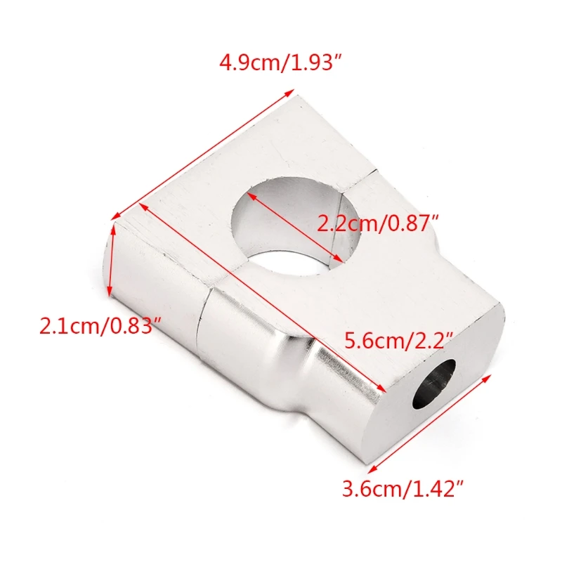 

Universal 7/8" 22mm Motorcycle HandleBar Mount Clamp Riser Aluminum Alloy CNC Handle Bar Risers Clamps Motorcycle Accessories