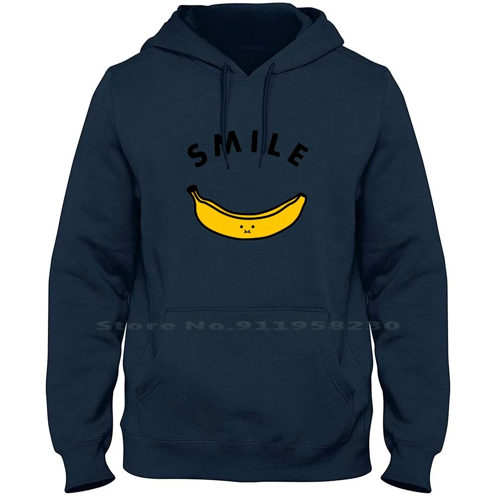 

Banana Funny Smile Men Women Hoodie Pullover Sweater 6XL Big Size Cotton Banana Smile Nana Fun Ban Ana Sm Ny Mi Ba Funny