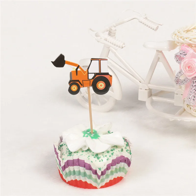 24 шт. автомобильные топперы для капкейков | Дом и сад