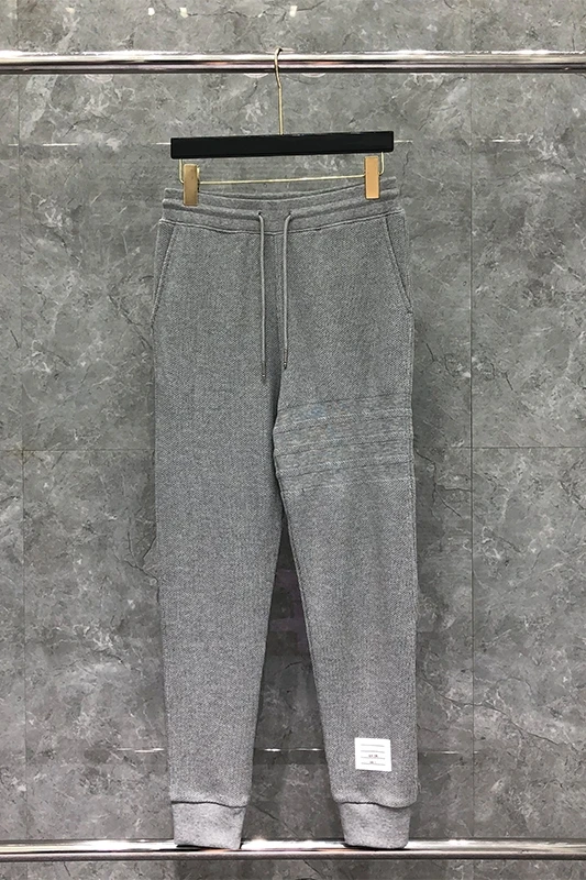 Модный бренд TB THOM спортивный костюм мужские повседневные Узкие хлопковые