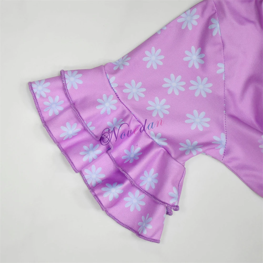 Anime Encanto Cosplay Isabella Purple Dress Girls Princess Costume Children Fancy With Wig Carnival Party Kids |