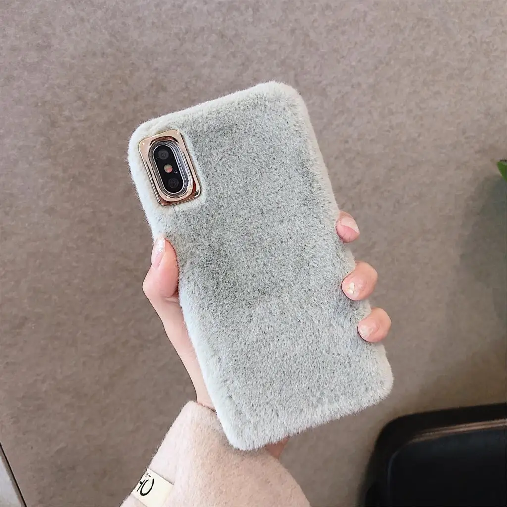 Пушистый Плюшевый чехол для Samsung Galaxy A51 A71 Note 10 Pro 9 8 S9 S8 S11 S10 Plus s10e lite 5 4 S7 S6 Edge S5 Mini