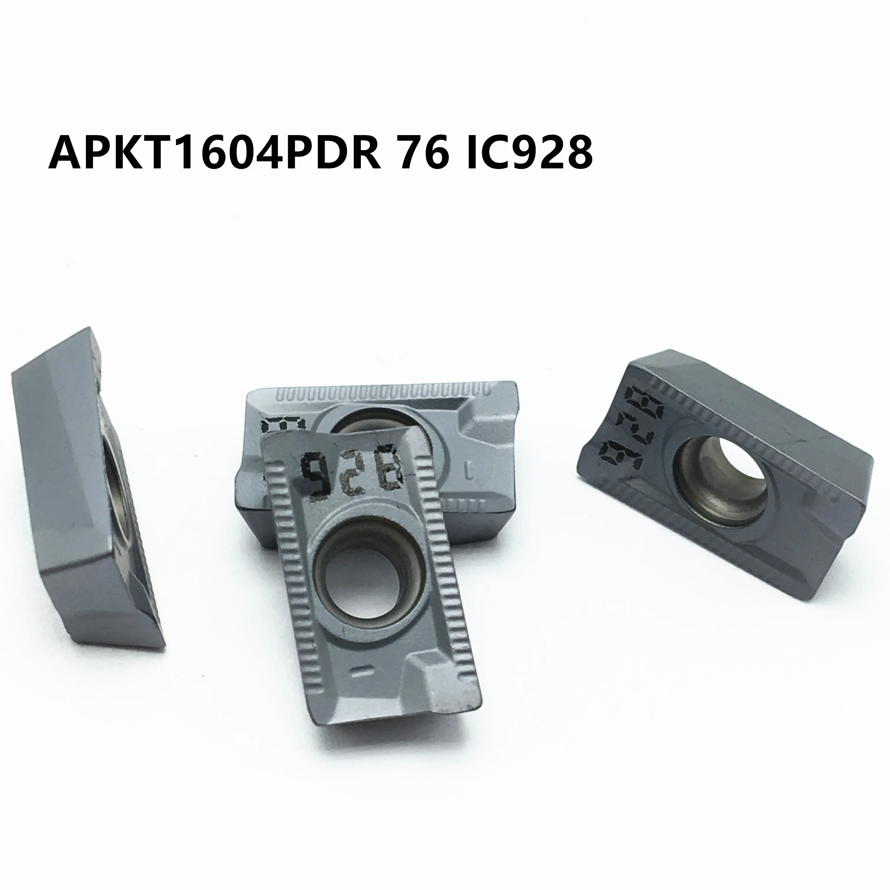 10 шт ISCAR APKT1604 гидрированных 76 IC928 Высокое качество точение APKT 1604 лезвие из карбида токарный инструмент проворачивания