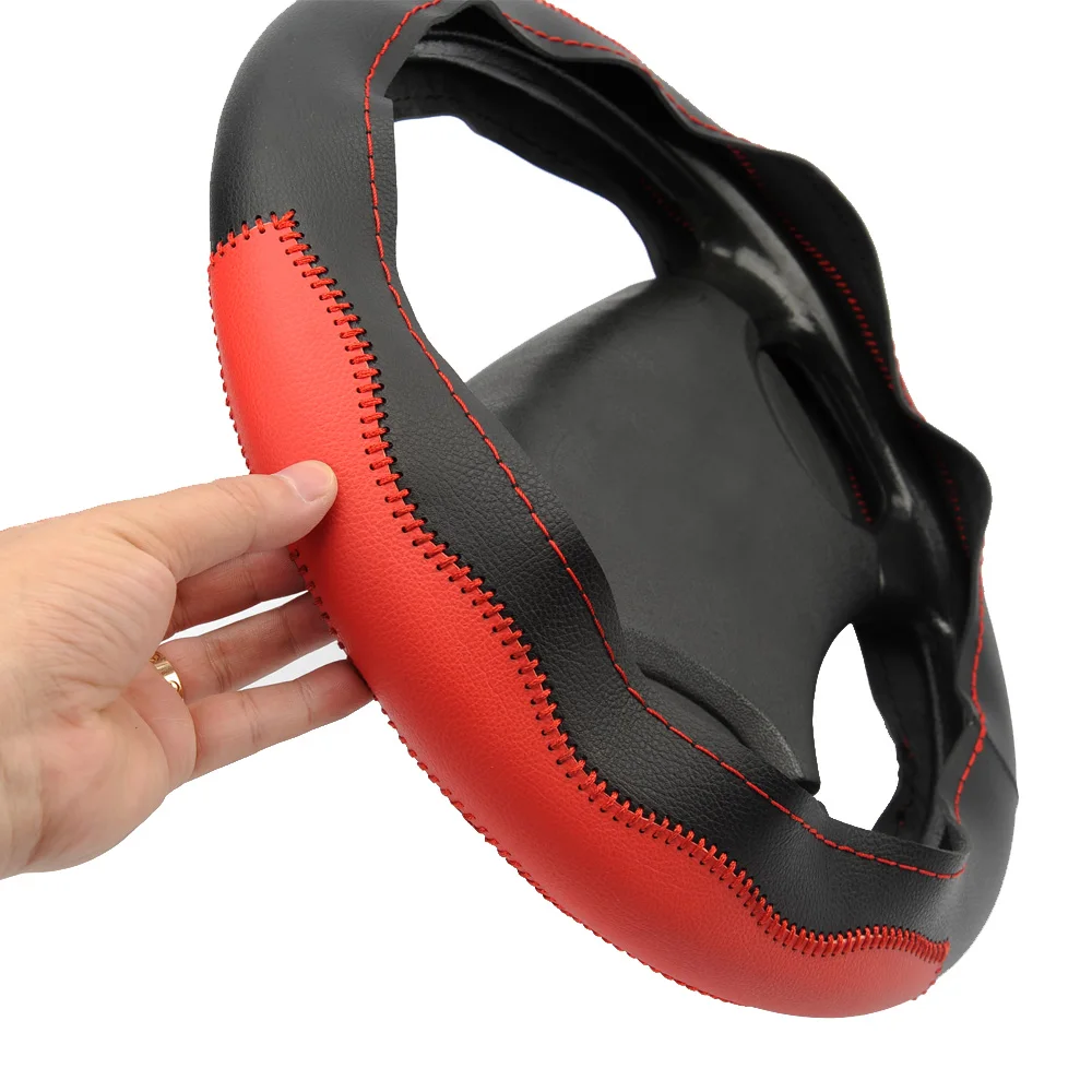 AUTOYOUTH рулевого колеса Чехлы DIY микрофибры кожаный чехол автомобиля ручной работы