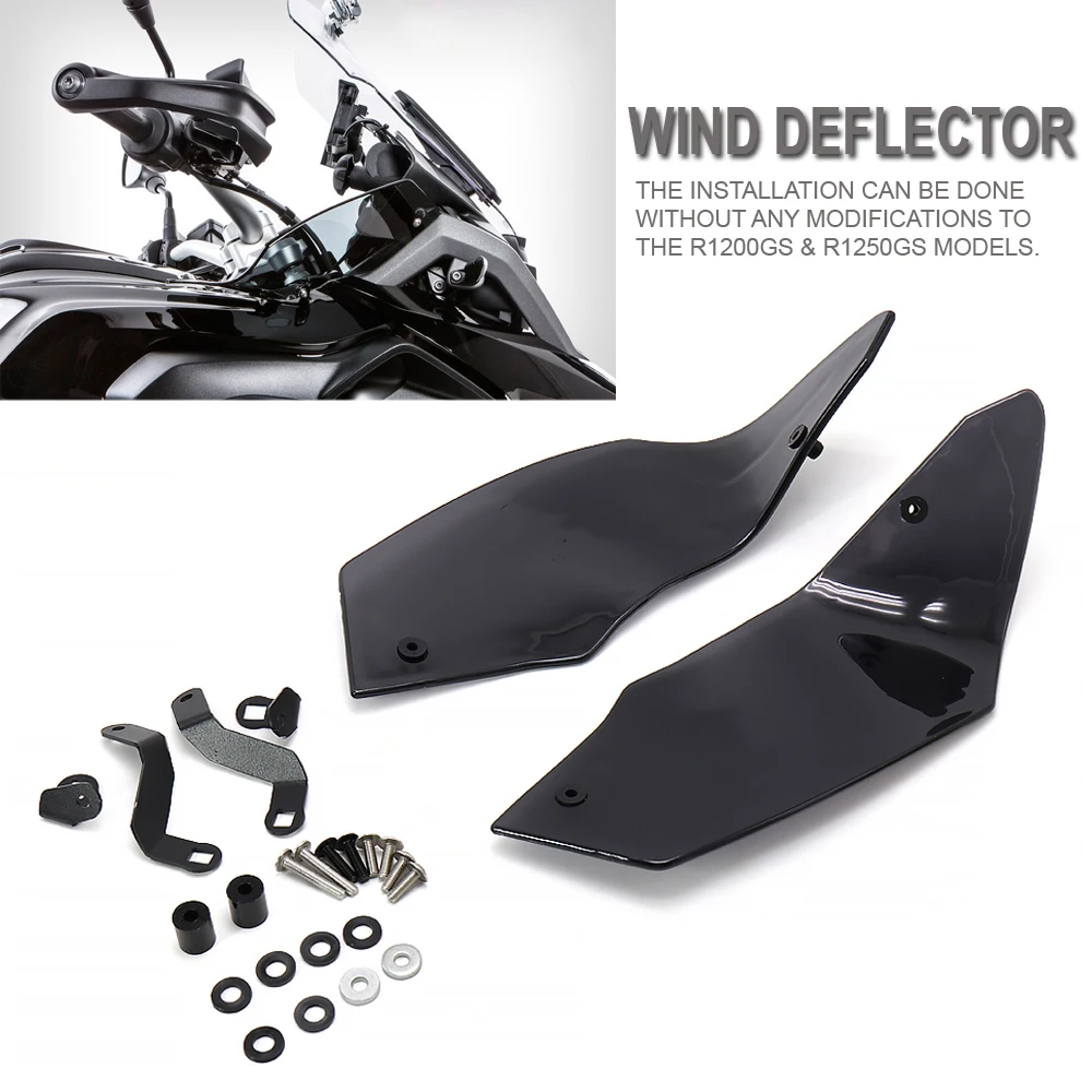 Side Panels Wind Deflector Pair Windshield Handguard Cover For BMW R1250GS HP R1200GS LC Rally Exclusive R 1200 GS LC 2017-2019