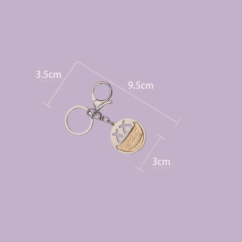 

Creative Keychain Cartoon Smiling Face Expression Keychain Cute Fashion Men And Women School Bag Ornaments Creative Small Gifts