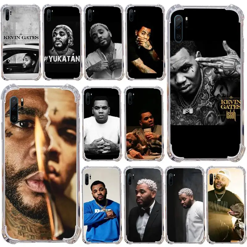 

Kevin Gates rapper Phone Case Transparent for Samsung s9 s10 s20 Huawei honor P20 P30 P40 xiaomi note mi 8 9 pro lite plus