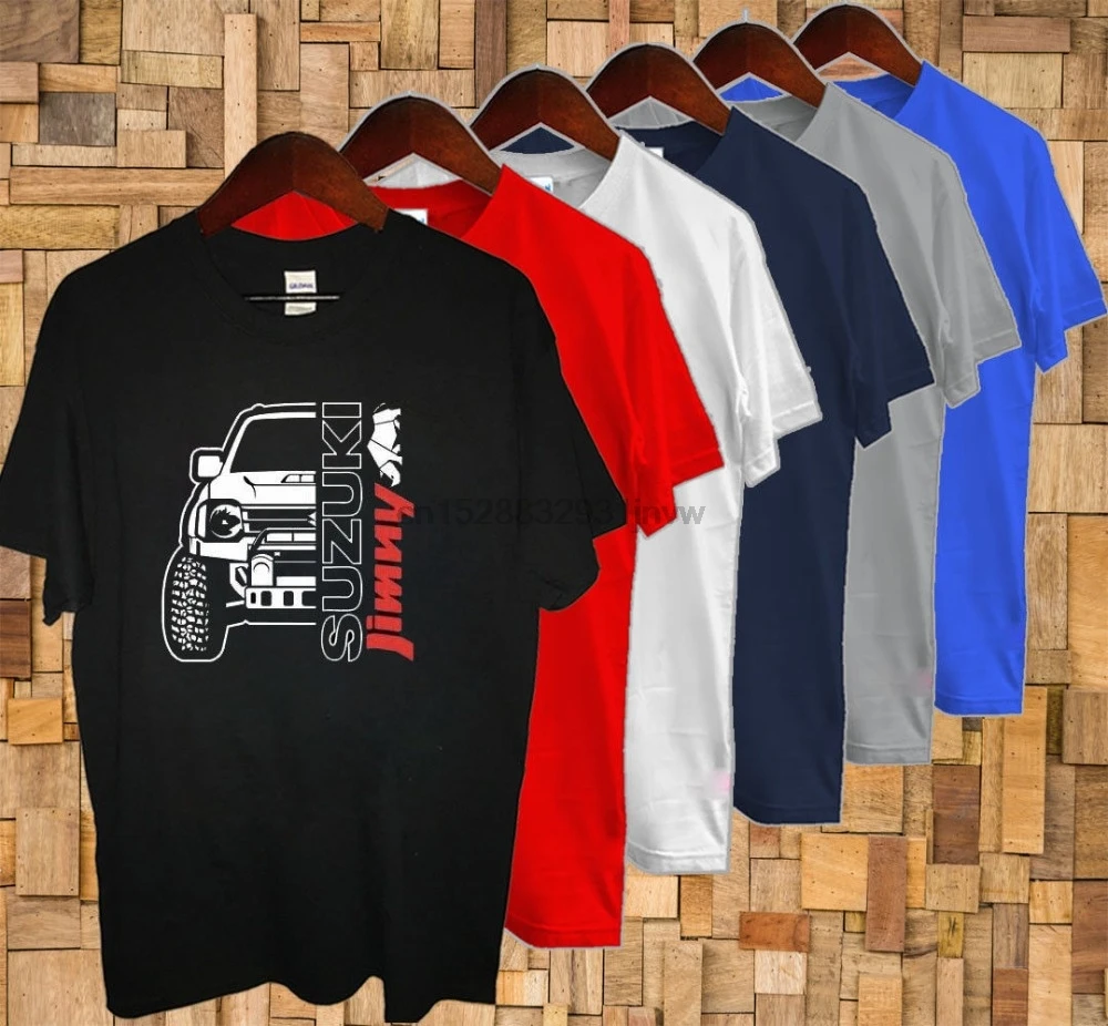 

2019 Men T Shirt Fashion NEW Logo Japan Car Suz Jimny Off Road Adventure Men T-SHIRT