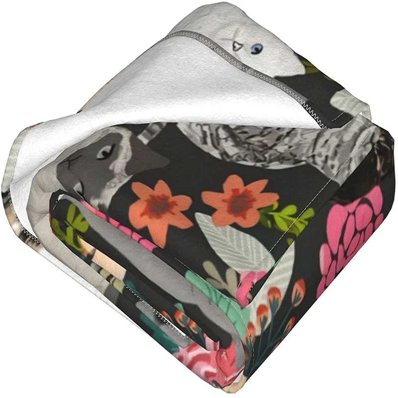 Одеяло для кошек садовых цветов Навахо Камара Зеленое одеяло 3D печать на заказ