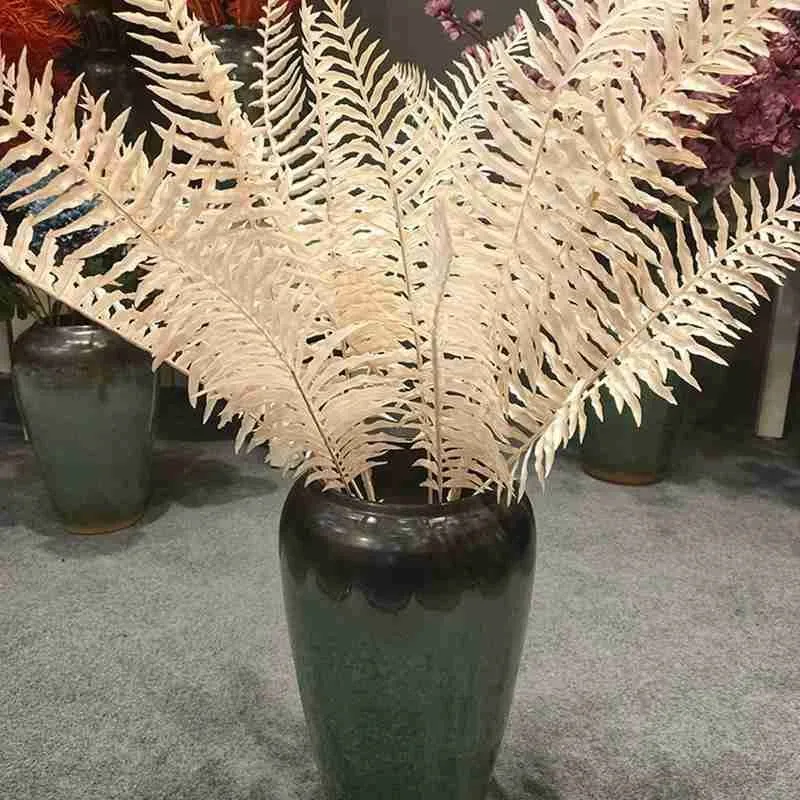 

Artificial Fern Plants Fake Leaves Plastic Tropical Decoration Home Leaves Decorations Wedding Garden Branch Photography Pa Y7X9