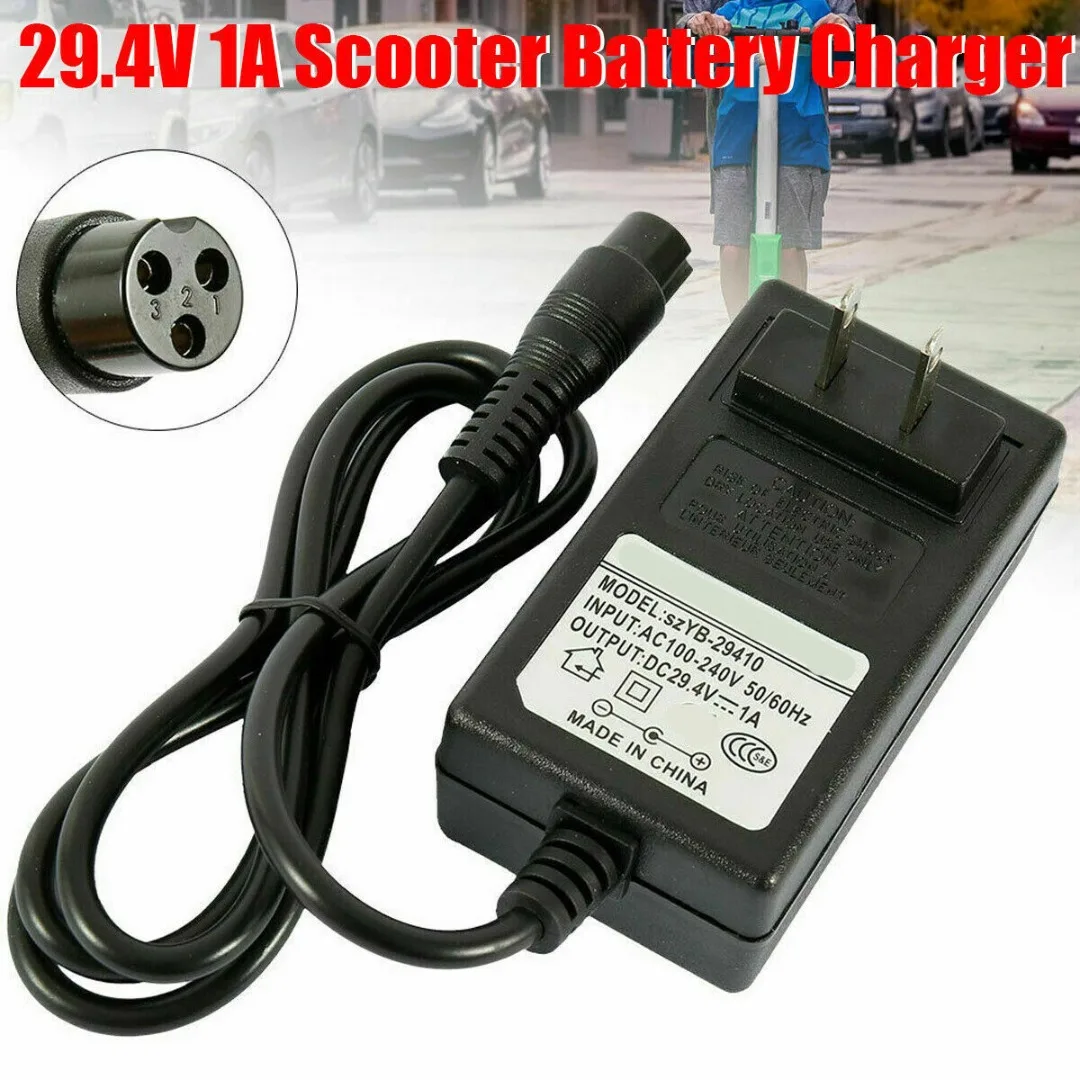 Совместим с Razor E500 S MX350 E300 E200 24V 1A высокое качество скутер аккумулятор зарядное