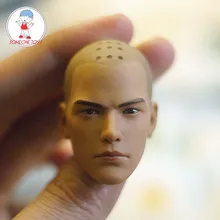 1/6 Scale Male Holy Monk Head Sculpt with Open Eyes Closing Eyes Head Model for 12 Inches Body Figure