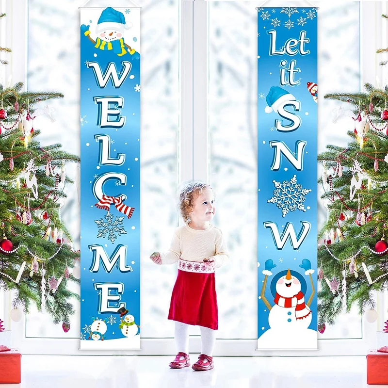 Botique Рождественские вывески для крыльца рождественские баннеры подходящие