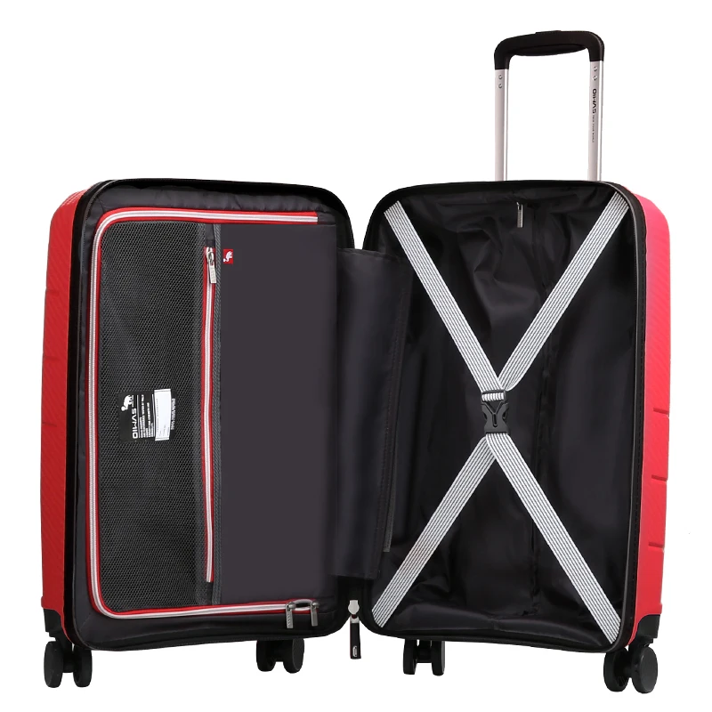 

Oiwas Female 19 inch Carry-on Rolling Luggage Case PP Box with Universal Spinner Wheels Cabin Trolley Suitcase For Men Travel