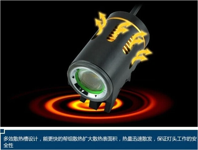 2019 Новый миниатюрный фонарь для велосипеда XM-L2 светодиодный передний светильник