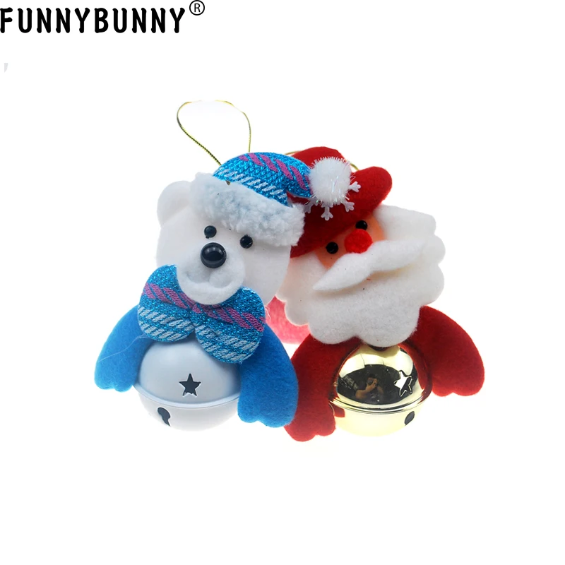 FUNNYBUNNY рождественские колокольчики для украшения дома Рождественская елка