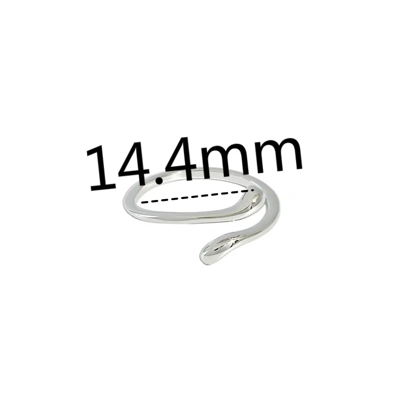 

925 Sterling Silver 14k Gold Open Fine Rings For Women Korean Trend Lady Students Finger Joints High-quality Jewelry Flyleaf