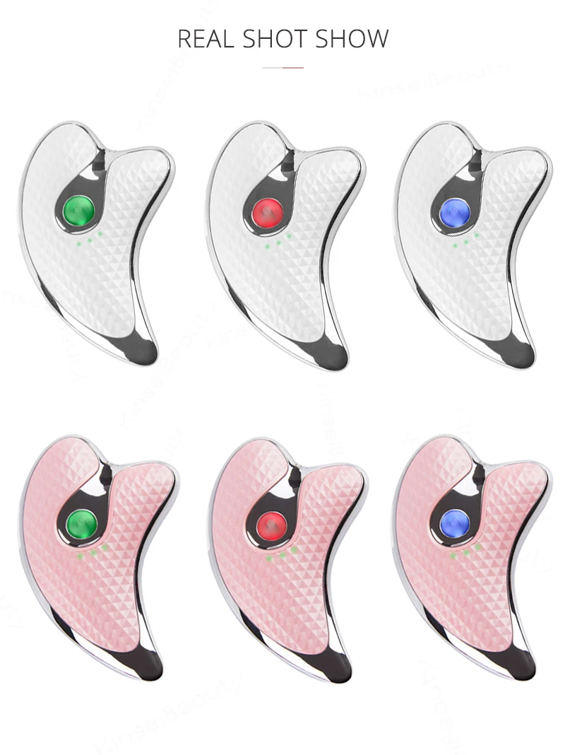 

Electric Face Lifting Device Wrinkle Removal Face Neck Body Gua Sha Slimming Lifting Massager Vibration Heating Beauty Device