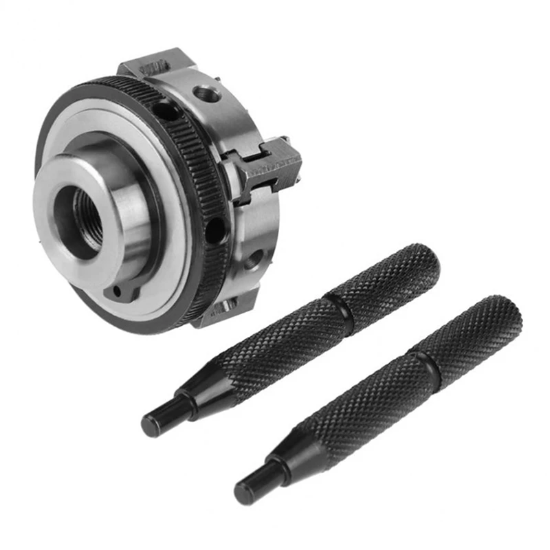 

4-Челюсти само-центрирующий патрон токарного станка 50 мм мини металлический токарный патрон M14 с резьбовым креплением сверлильный патрон ...