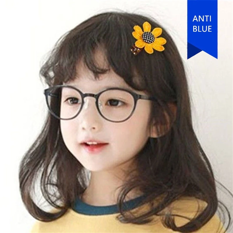 

New Vintage Clear Lens anti blue Glasses Fashion Optical Glasses Eyeglasses Frame Kids Glasses Wholesale KAB003